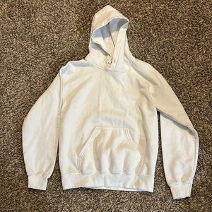 Gildan white hoodie